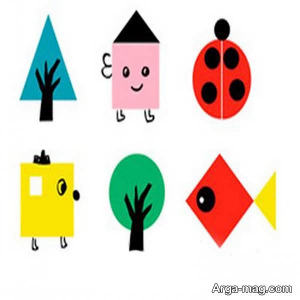 Painting with geometric shapes 14