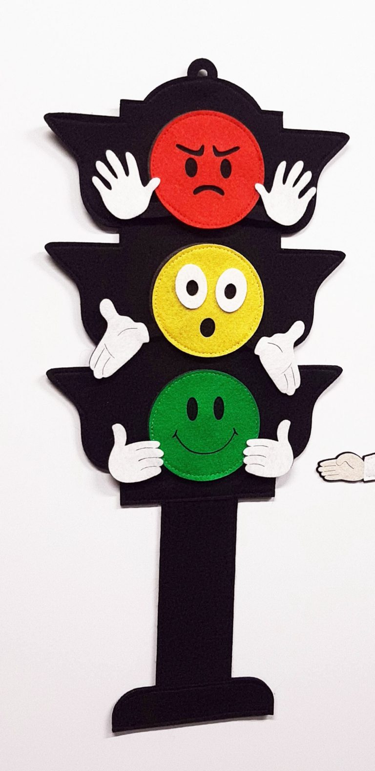 کاردستی چراغ راهنمایی/کلاس صمیمیت 1404